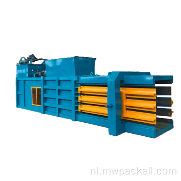 Horizontaal kartonnen plastic fles balende persmachine